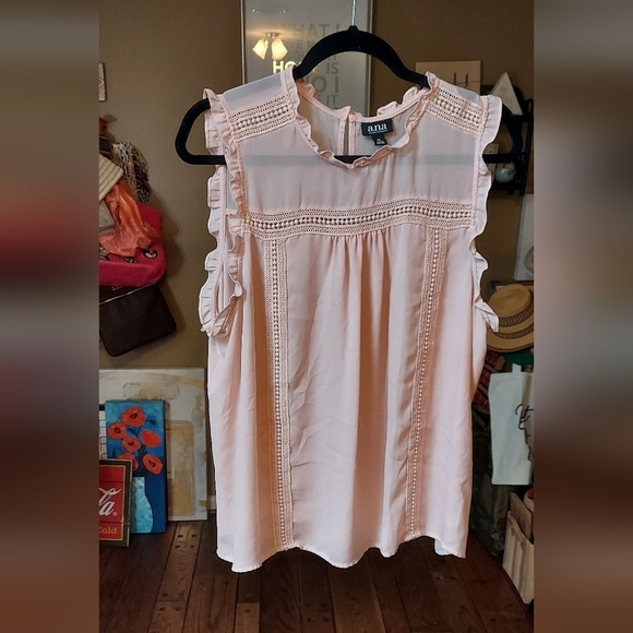 a.n.a Sleevless Blouse Size XL - Picture 3 of 8